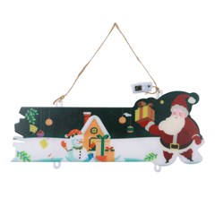 Pisca placa p/ porta 6led 24x11cm 3f                 cx:120