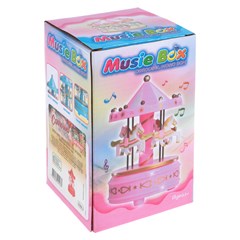 Carrossel musical plastico 16x9cm               cx:00036