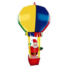 Balao noel inflavel 170x80cm bivolt                     cx:004