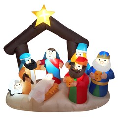 Presepio inflavel 100x200x170cm bivolt                 cx:001