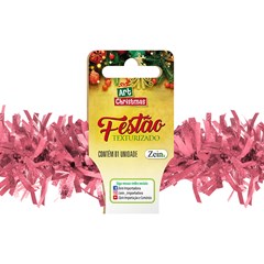 Festao corte texturizado 9cmx2m rose         cx:050