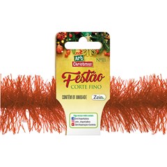 Festao corte fino 9cmx2m rose                cx:050