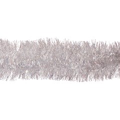 Festao metalizado com brilho 9cmx2m prata    cx:050