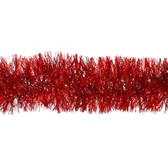 Festao metalizado com brilho 9cmx2m vermelho cx:050