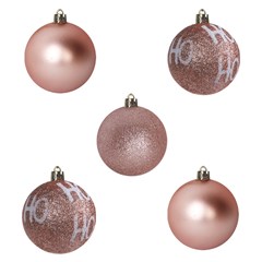 Bola tb hohoho 7cm 5pcs rose                cx:036