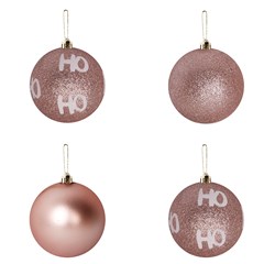 Bola tb hohoho 8cm 4pcs rose              cx:036