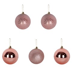 Bola tb berry 7cm 5pcs rose                  cx:036