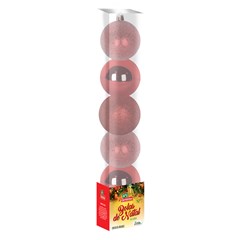 Bola tb berry 7cm 5pcs vermelho              cx:036