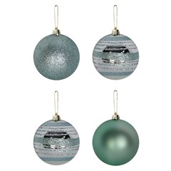 Bola tb encanto 8cm 4pcs oceano              cx:036