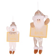 Fam brown boneco c/placa no corpo 26cm       cx:00048