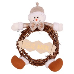 Fam brown boneco guirlanda barrigudo 45cm    cx:00012
