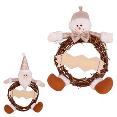 Fam brown boneco guirlanda barrigudo 40cm    cx:00012