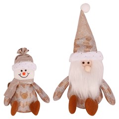 Fam brown boneco sentado 18cm                cx:00048
