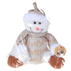 Fam brown boneco sentado 24cm                cx:00048