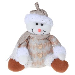 Fam brown boneco sentado 24cm                cx:00048