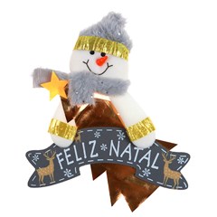 Fam snow boneco com placa e arvore        cx:048