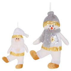 Fam snow boneco enfeite 23cm             cx:048
