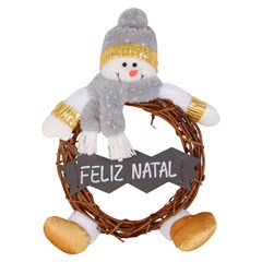 Fam snow boneco guirlanda barrigudo 55cm     cx:012