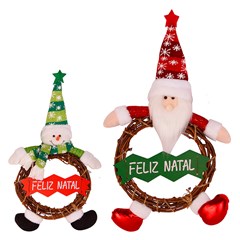 Fam class boneco guirlanda barrigudo 40cm   cx:012
