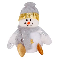 Fam snow boneco sentado 16cm    cx:048