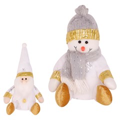 Fam snow boneco sentado 26cm    cx:048