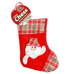 Fam chess bota noel/boneco 1x17,5x23,5cm       cx:060