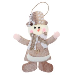 FAM ROYAL ENFEITE NOEL/BONECO C/BLUSA 19CM         CX:120