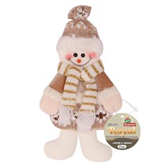 Fam royal enfeite noel/boneco luxo 12x22cm     cx:060