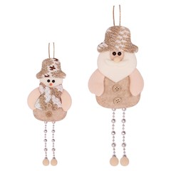 Fam royal  enfeite noel/boneco perna bolinha        cx:120
