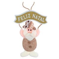 Fam royal  enfeite porta com placa 18x17cm        cx:096