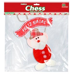 Fam chess enfeite porta com placa 18x23cm           cx:096