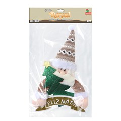 Fam royal  enfeite porta noel e boneco c/p          cx:096