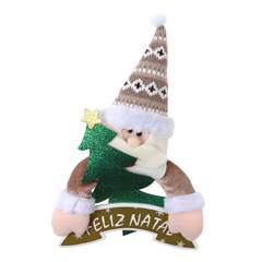 Fam royal  enfeite porta noel e boneco c/p          cx:096
