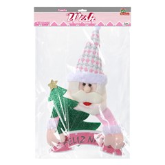 Fam wish enfeite porta noel e boneco c/pla   cx:096