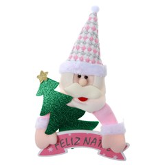 Fam wish enfeite porta noel e boneco c/pla   cx:096