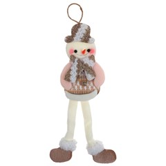 Fam royal noel/boneco neve perna longa 30cm            cx:096