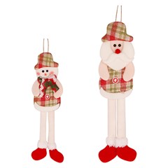 Fam chess noel/boneco neve perna longa 16cm      cx:096