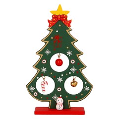 Enf arvore madeira c/pingentes 9x15cm             cx:060