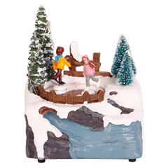 Enf resina c/luz 12x11x9cm              cx:012