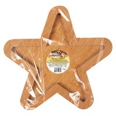 Petisqueira mdf estrela 19x19,5cm            cx:050