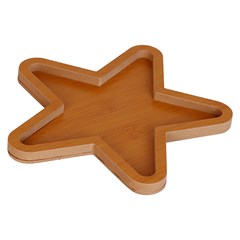 Petisqueira mdf estrela 19x19cm