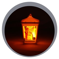 Lampiao decorado c/luz artificial 14cm       cx:120