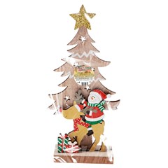 Enf arvore mad noel/boneco 18cm              cx:096