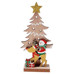 Enf arvore mad noel/boneco 18cm              cx:096