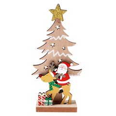 Enf arvore mad noel/boneco 18cm              cx:096