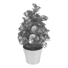 Enfeite vaso natalino 20cm                   cx:048