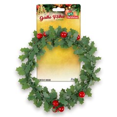 Galho folhas e cereja 3m          cx:0120