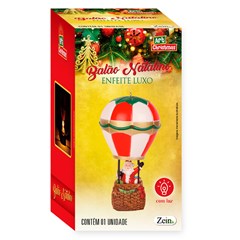 Enf resina balao c/luz 16x8cm                cx:024