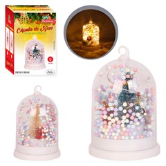 Cupula de neve natalino 10cm                 cx:060