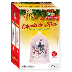Cupula de neve natalino 10cm                 cx:060